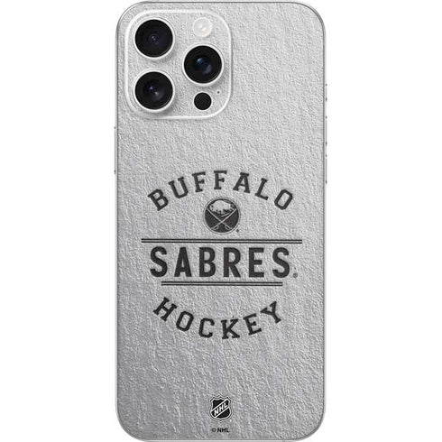 NHL Buffalo Sabres Black Text iPhone 16 Pro Max Skin