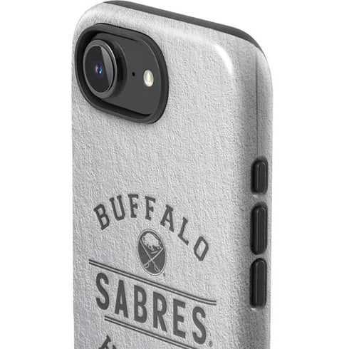 NHL Buffalo Sabres Black Text iPhone 16e Impact Case