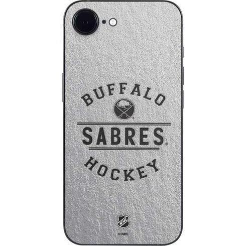 NHL Buffalo Sabres Black Text iPhone 16e Skin