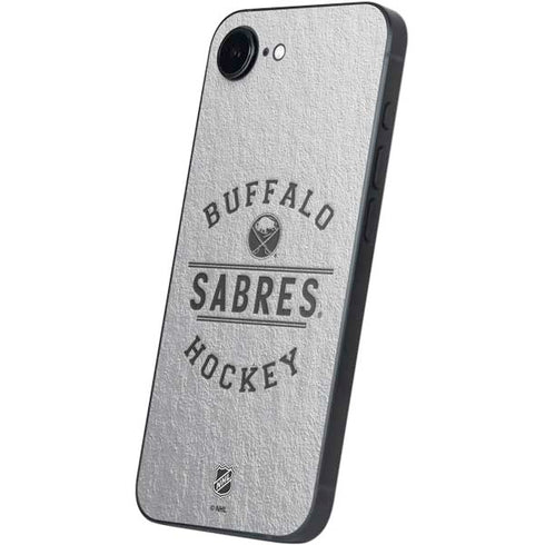 NHL Buffalo Sabres Black Text iPhone 16e Skin