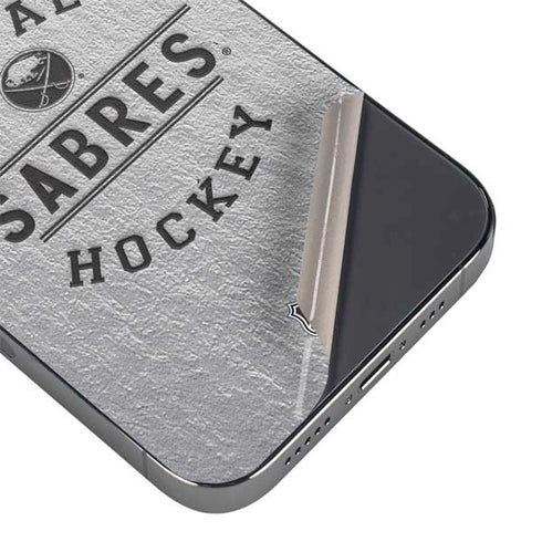NHL Buffalo Sabres Black Text iPhone 16e Skin