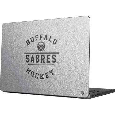 NHL Buffalo Sabres Black Text Apple MacBook Pro 14-inch Skin