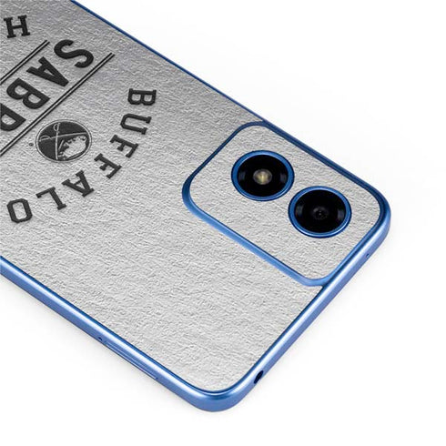 NHL Buffalo Sabres Black Text Moto G Play 4G (2024) Skin