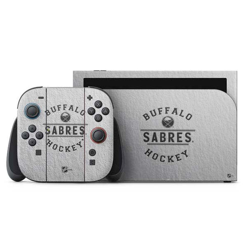 NHL Buffalo Sabres Black Text Nintendo Skins