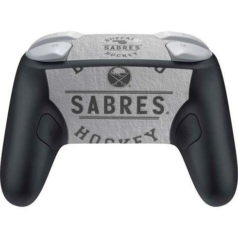 NHL Buffalo Sabres Black Text Nintendo Switch 2 (2025) Pro Controller Skin