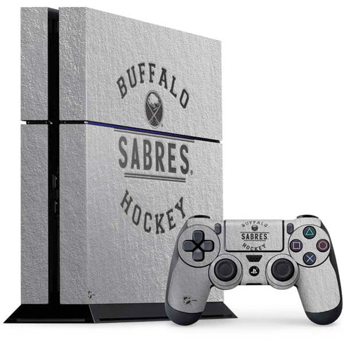 NHL Buffalo Sabres Black Text PlayStation PS4 Skins