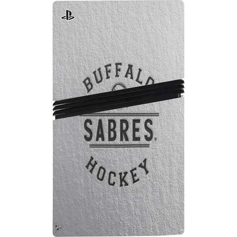 NHL Buffalo Sabres Black Text PS5 Pro Console Skin