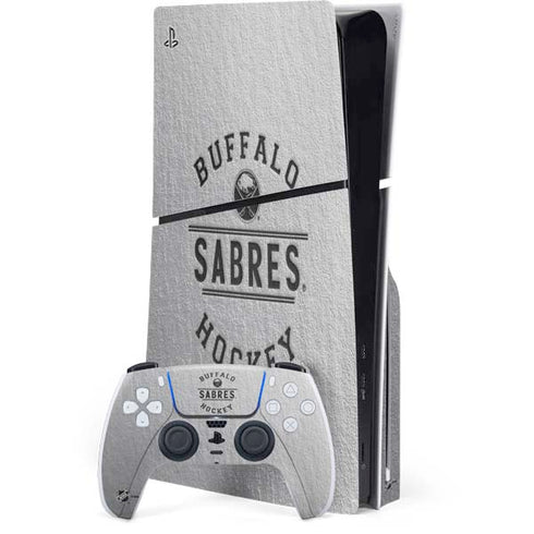 NHL Buffalo Sabres Black Text PlayStation PS5 Skins