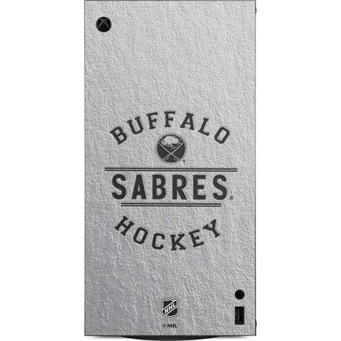 NHL Buffalo Sabres Black Text XBox Series X Digital Edition Console Skin