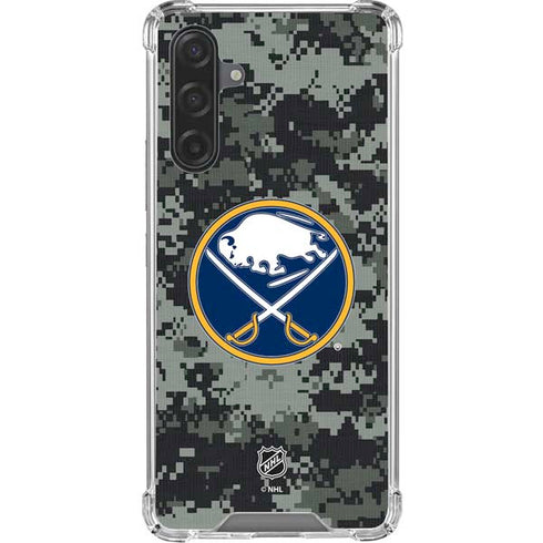 NHL Buffalo Sabres Camo Galaxy A17 Clear Case