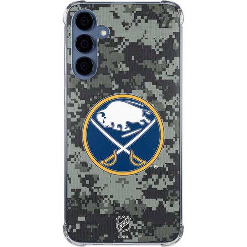 NHL Buffalo Sabres Camo Galaxy A35 5G Clear Case