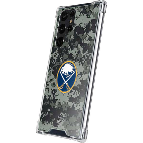 NHL Buffalo Sabres Camo Galaxy S23 Ultra Clear Case