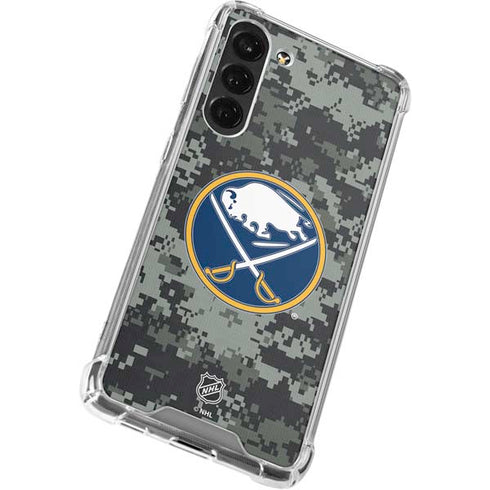 NHL Buffalo Sabres Camo Galaxy S24 FE Clear Case