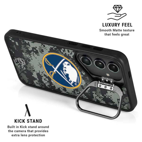 NHL Buffalo Sabres Camo Galaxy S25 Ultra Kickstand Case