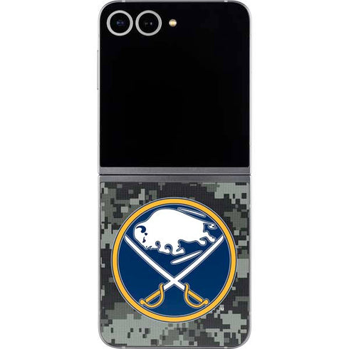 NHL Buffalo Sabres Camo Galaxy Z Flip6 Skin