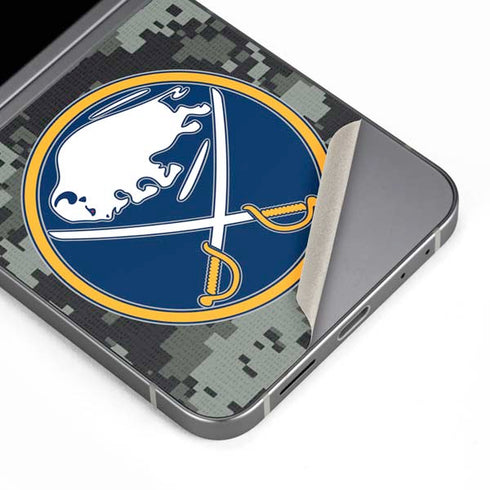 NHL Buffalo Sabres Camo Galaxy Z Flip6 Skin