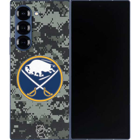 NHL Buffalo Sabres Camo Galaxy Z Fold6 Skin