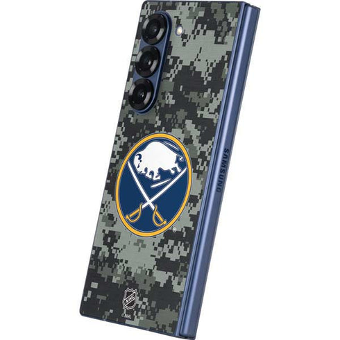 NHL Buffalo Sabres Camo Galaxy Z Fold6 Skin