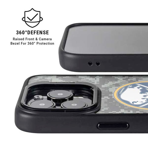 NHL Buffalo Sabres Camo iPhone 14 Pro Max Kickstand Case
