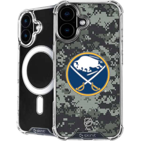 NHL Buffalo Sabres Camo iPhone 16 MagSafe Case