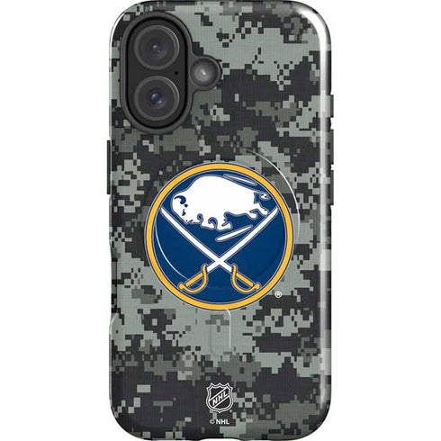 NHL Buffalo Sabres Camo iPhone 16 Magsafe Impact Case