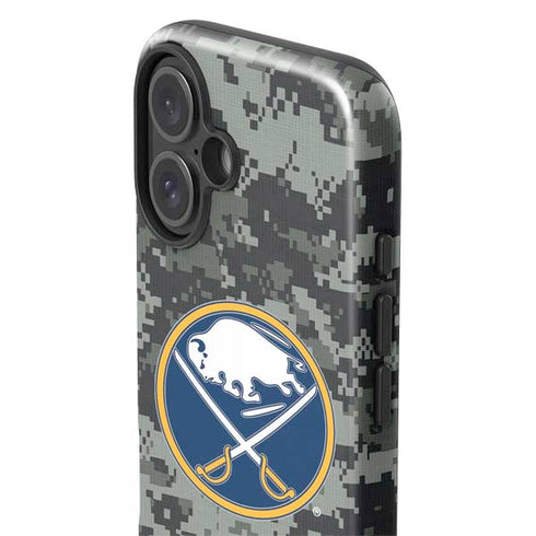NHL Buffalo Sabres Camo iPhone 16 Plus Impact Case