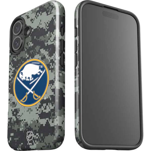 NHL Buffalo Sabres Camo iPhone 16 Plus Impact Case