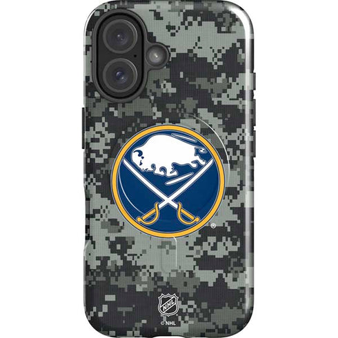 NHL Buffalo Sabres Camo iPhone 16 Plus Magsafe Impact Case