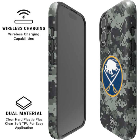 NHL Buffalo Sabres Camo iPhone 16 Plus Magsafe Impact Case