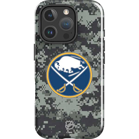 NHL Buffalo Sabres Camo iPhone 16 Pro Max Impact Case