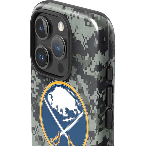 NHL Buffalo Sabres Camo iPhone 16 Pro Max Impact Case