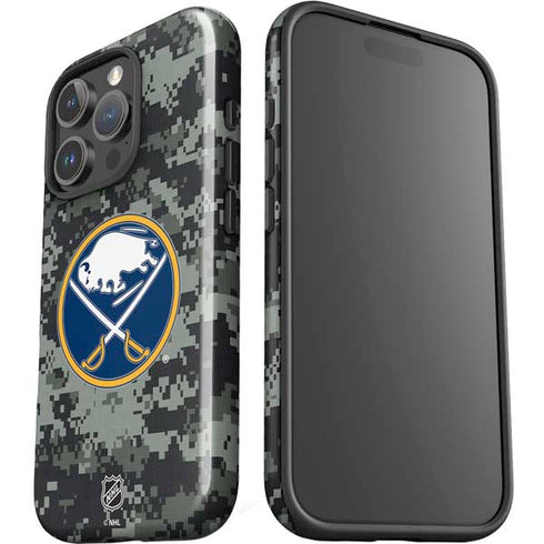 NHL Buffalo Sabres Camo iPhone 16 Pro Max Impact Case