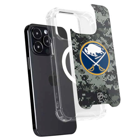 NHL Buffalo Sabres Camo iPhone 16 Pro Max MagSafe Case