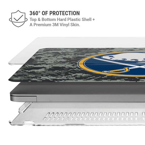 NHL Buffalo Sabres Camo MacBook Cases