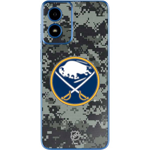 NHL Buffalo Sabres Camo Moto G Play 4G (2024) Skin