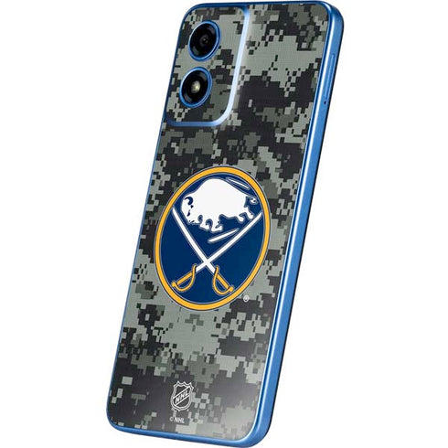 NHL Buffalo Sabres Camo Moto G Play 4G (2024) Skin