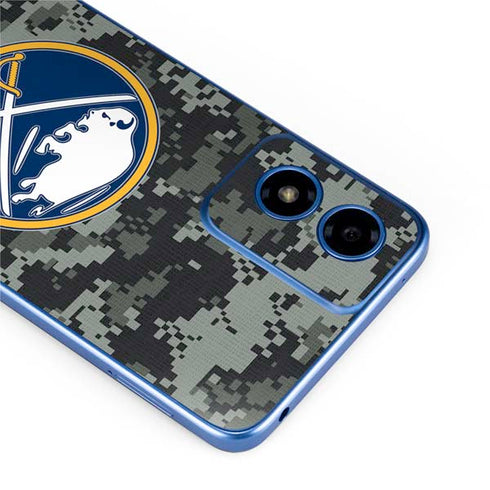 NHL Buffalo Sabres Camo Moto G Play 4G (2024) Skin
