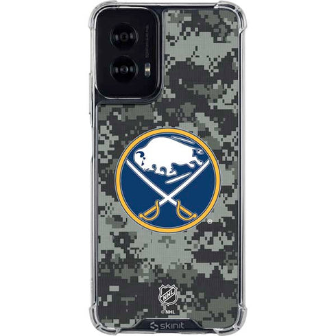 NHL Buffalo Sabres Camo Moto G Power 5G (2024) Clear Case