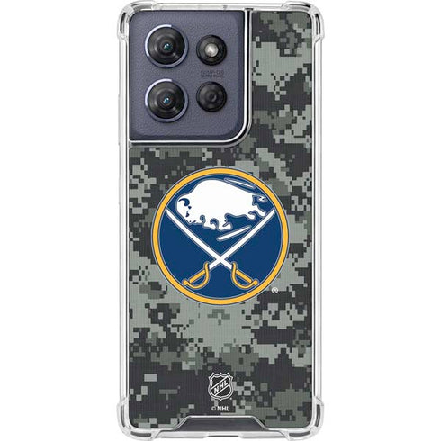 NHL Buffalo Sabres Camo Moto G Stylus 5G (2025) Clear Case