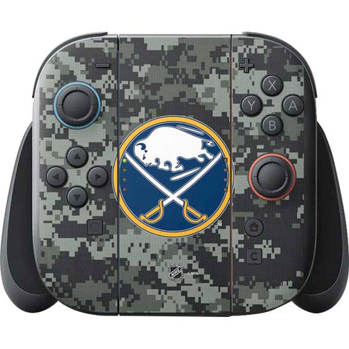 NHL Buffalo Sabres Camo Nintendo Switch 2 (2025) with Joy-Con Skin