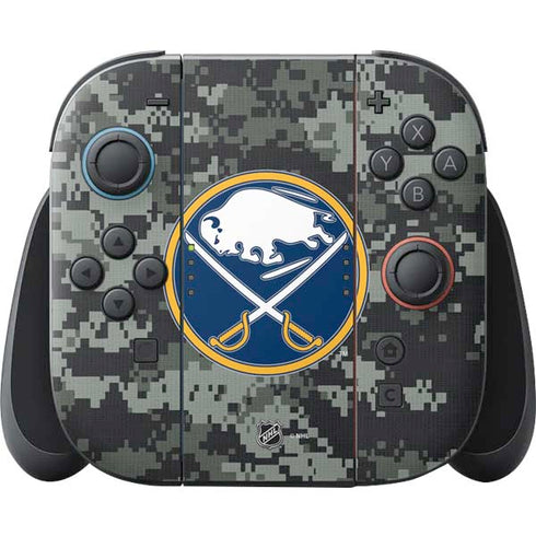 NHL Buffalo Sabres Camo Nintendo Switch 2 (2025) Joy-Con Controller Skin