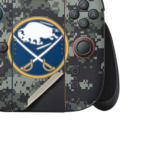 NHL Buffalo Sabres Camo Nintendo Switch 2 (2025) Joy-Con Controller Skin