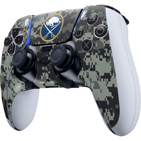 NHL Buffalo Sabres Camo PS5 DualSense Edge Pro Controller Skin