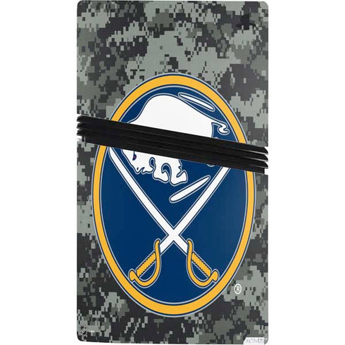 NHL Buffalo Sabres Camo PS5 Pro Console Skin