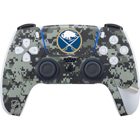 NHL Buffalo Sabres Camo PS5 Pro Disk Bundle Skin