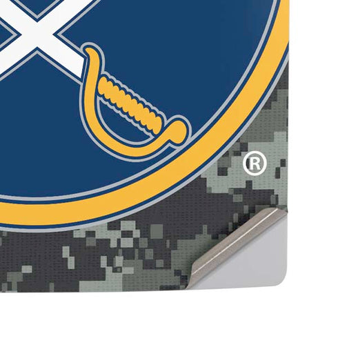 NHL Buffalo Sabres Camo PS5 Pro Disk Console Skin