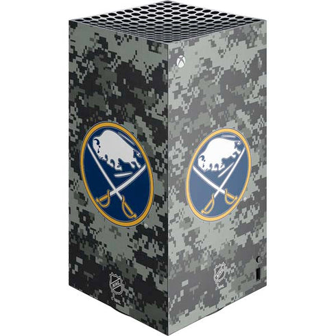 NHL Buffalo Sabres Camo XBox Series X Digital Edition Console Skin