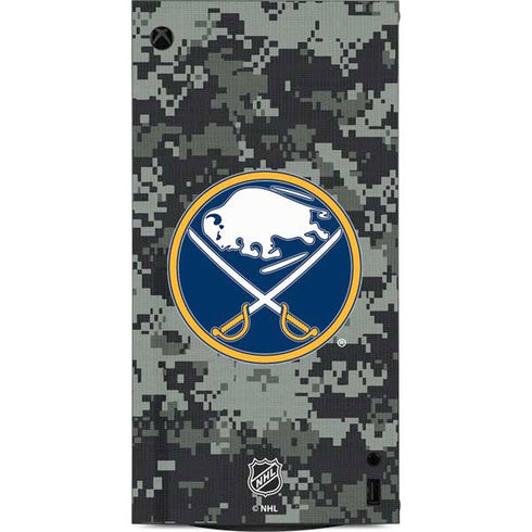 NHL Buffalo Sabres Camo XBox Series X Digital Edition Console Skin