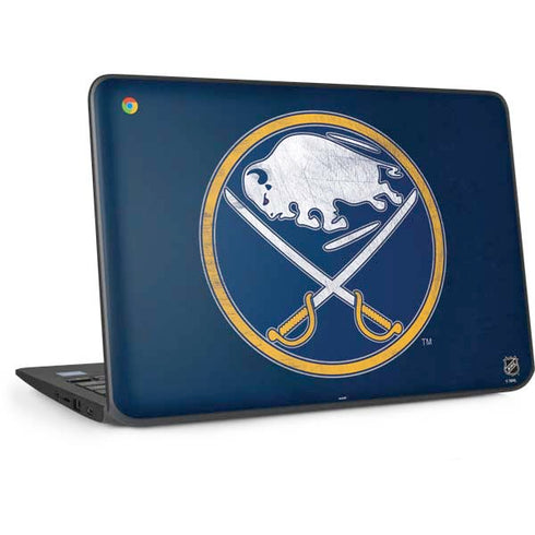 NHL Buffalo Sabres Distressed HP Chromebook Skin