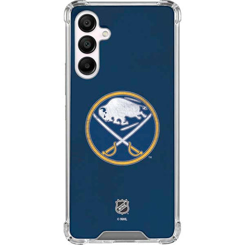 NHL Buffalo Sabres Distressed Galaxy A16 5G Clear Case
